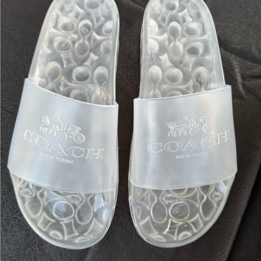New Coach Ulyssa slip on jelly sandals
